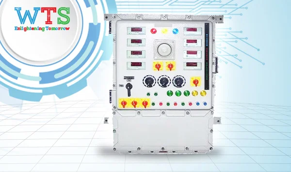 Flameproof explosion-proof control panel for hazardous areas by Wisdom Techno Solutions